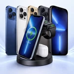 1 Wireless Charging Station For Iphone, Apple Watch, And Airpods CW350. Fixed Price $16.22.