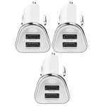 Hypergear Dual Usb Car Charger 12W + 5W 3.4A Smart Chip 3-PACK New. Fixed Price $14.95.