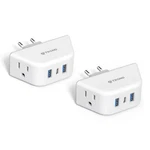 Trond European Travel Plug Adapter - Us Power Adaptor With 2 Outlet.... Fixed Price $9.99.