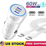 60W Fast Charging Pd Double Usb-c Car Charger For Iphone 17 16 15 14 13 Pro Max. Fixed Price $11.99.