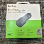 Belkin CCB005BTBK 42W Dual Car Charger. Fixed Price $20.54.