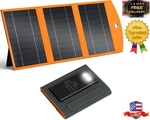 10000MAH Solar Charger Power Bank, 30W Foldable Portable Panel, Fast Ch.... Fixed Price $67.88.