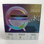 Simply Tech 3-IN-1 Multifunction Speaker Bluetooth Wireless Charger Night Light. Fixed Price $27.99.