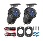 2PCS 12V/24V Outlet With Voltmeter& On/off Switch, Quick Charge 3.0 Dual Usb .... Fixed Price $31.59.