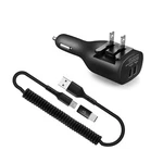 For Galaxy A05/A04E/A03S Coiled Cable Car Home Charger Usb-c Adapter. Fixed Price $18.04.