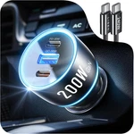 Lisen 200W Car Charger Usb Fast Gan Pd 140W C, 3. Fixed Price $38.89.