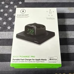 Belkin Boost Pro Apple Watch Charger Fast Wireless Charging Pad - Black. Fixed Price $39.99.