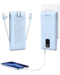 Charmast Portable Charger With Built-in Cables And Wall Plug, 10000MAH Usb .... Fixed Price $44.80.
