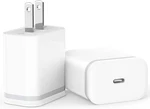 For Iphone 17 16 Charger, Fast Charging Usb Block 2-PACK 20W Type-c 2HC78. Fixed Price $16.99.