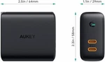 Aukey Usb Charger 30W, Pd With Power Delivery 3.0 & Dynamic Detect New. Fixed Price $25.99.