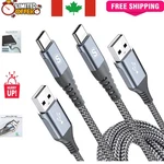 10FT Usb Fast Charger Cable 3.0A - 2PACK Durable Nylon For Iphone & Samsung. Fixed Price $32.09.