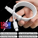 Pd 100W Fast Charger Usb-c Type Cable For Iphone 17 16 15 Ipad Macbook Air Lot. Fixed Price $53.07.