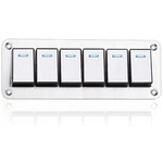 6 Gang Marine Boat Rocker Switch Panel WATERPROOF,12-24V Pre-wired Aluminum R.... Fixed Price $31.24.