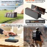 Feelle Solar Charger Power Bank, 27000MAH Wireless Portable With 4. Fixed Price $59.98.