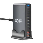 800W GAN3 10-PORT Usb-c Charging Station Fast Charger For Laptops, Tablets. Fixed Price $84.79.