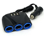 3 Way Usb Car CHARGER,12V Power Adapter Plug,cigarette Lighter Socket Splitter. Fixed Price $12.05.