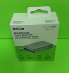 Belkin Boostcharge 10K Power Bank 20W Usb-c Pd W/ Integrated Cable New. Fixed Price $19.95.