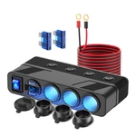 Hapytrip 12V Cigarette Lighter Splitter 10FT/3M Cable 180W Car Charger Socket. Fixed Price $45.69.