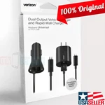 Verizon 3IN1 Microusb Car Charger+wall Charger+data Cable For Galaxy S7/S6/S4/S3. Fixed Price $16.13.