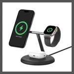 Belkin QI2 3-IN-1 Wireless Charging Stand Black. Fixed Price $59.49.