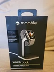 Mophie Watch Dock Compatible W/ Apple (silver/black) 3224-WD. Fixed Price $25.99.
