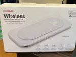 Ubio Labs - Wireless Fast Charging Pad For Iphone + Apple Watch Charger White. Fixed Price $17.99.