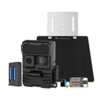 Yellowstone Y2 Black Wide Lens Bundle With Battery, Solar Panel, And Accessories. Fixed Price $249.99.