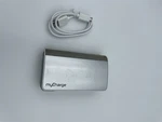 Mycharge Hub 6000MAH Portable Power Bank W/ Built-in Cables Silver Oem RFAM-0229. Fixed Price $21.55.