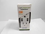 Topgreener High Speed Dual Usb Charger And Receptacle Wall Outlet TU2154A-W New. Fixed Price $6.99.