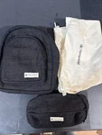 Hempology Mini Backpack With Pencil Case Black New. Fixed Price $30.00.