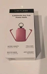 Limitless Key Fob Power Bank Pink 3,000 Mah W/ Type & Apple Cable Nib. Fixed Price $29.99.