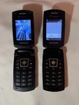 Samsung SGH-A707 Cingular Flip Phones Black Lot Of 2 Powers. Fixed Price $29.99.