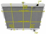Al Champion Row RADIATOR,SHROUD,2 13" Fans For 1973-1978 Dodge Charger V8 Eng. Fixed Price $580.02.