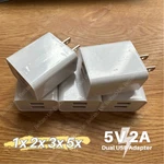 Bulk Dual Port Usb Power Adapter Wall Charger Block For Iphone 15 14 Samsung Lot. Fixed Price $20.65.