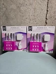 (2) Pack Of Members Mark Power Kit W/fast Connector Usb Charger Iphone. Fixed Price $34.99.