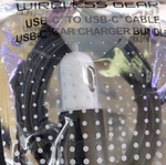 Wirelessgear Usb-c To Cable & Car Charger Bundle, 5FT Black,. Fixed Price $12.99.