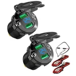 Daiertek 12V Dual Usb Charger Socket For Automotive Car Marine Rv Rzr Boat Atv. Fixed Price $25.79.