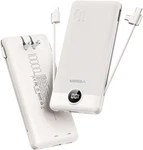 Veger Portable Charger For Iphone With Built In Cables And Wall Plug, Coffee. Fixed Price $46.90.