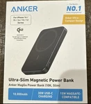 Anker Ultra-slim Magnetic Power Bank 10K Maggo QI2 15W Iphone 15/14/13/12. Fixed Price $63.50.