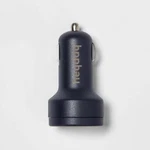 Heyday Dual Port 25W Car Charger - Dusk Blue. Fixed Price $9.99.