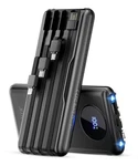 Joyfar 10,000MAH 22.5W Fast Charging Powerbank W/built-in Cables Black #txbin. Fixed Price $18.88.