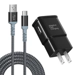Adaptive Fast Charging Wall Charger With Usb Cable 10FT, Excgood. Fixed Price $17.50.