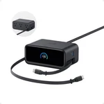Charging Station 100W 7-IN-1 Power Strip 2.3FT Retractable Anker Nano. Fixed Price $124.99.