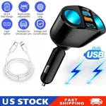 Dual Usb Car Cigarette Lighter Socket Splitter Power Adapter Charger Outlet 12V. Fixed Price $8.99.