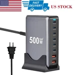 New 500W 8-PORT Usb Charger Dock Station Pd Fast Charging Multi Hub. Fixed Price $46.16.