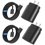 Super Fast Charger Type C, 25W Usb Wall Charging 10FT, Black. Fixed Price $30.90.