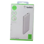 Belkin Pocket Power Bank Battery Pack 5000MAH Fast Charger - Silver. Fixed Price $19.97.