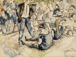 Poster Decor.home Wall.art Design.jules Pascin Drawing.coney Island BEACH.15184. Fixed Price $23.00.