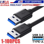 Usb 3.0 Male To Cable Data Transfer Super Speed Power Charger Metal Lot. Fixed Price $28.65.