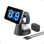 Anker Maggo 3-IN-1 Charging Station 15W QI2 Magnetic Charger Magsafe Compatible. Fixed Price $89.99.